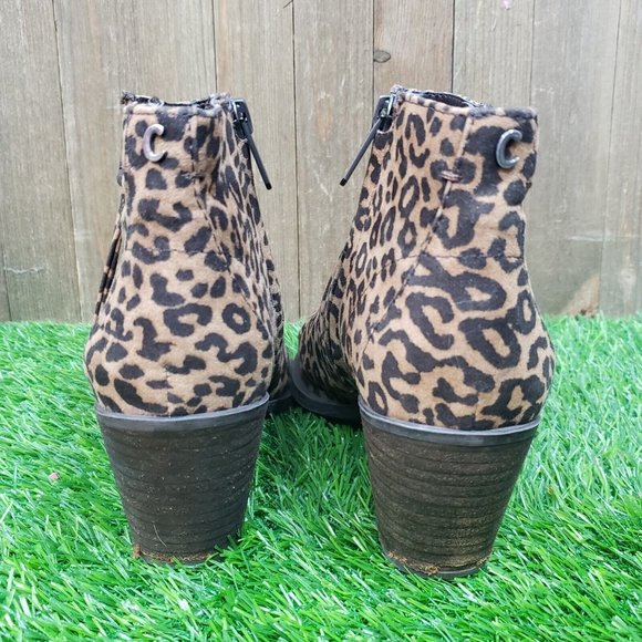 Circus by Sam Edelman WHISTLER Tan/Brown Leopard Bootie - SIZE 7M - Picture 5 of 9